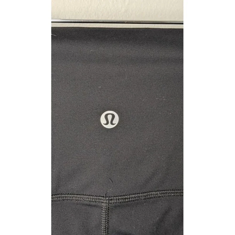Lululemon Pants Womens 4 Black High Rise Ankle Leggings Yoga Athletic Running